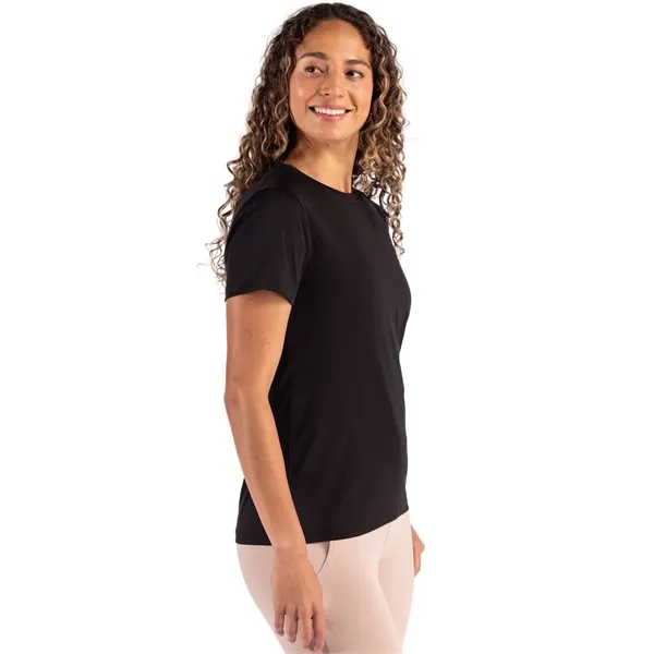 Women's t-shirt with short sleeves and self-fabric neck trim.... from ASI 47965 Cutter & Buck