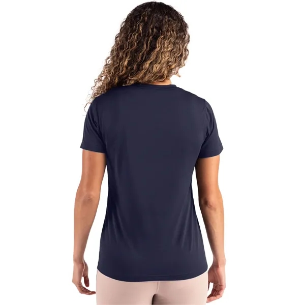Women's t-shirt with short sleeves and self-fabric neck trim.... from ASI 47965 Cutter & Buck