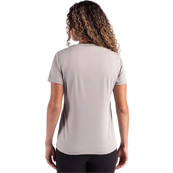 Women's t-shirt with short sleeves and self-fabric neck trim.... from ASI 47965 Cutter & Buck