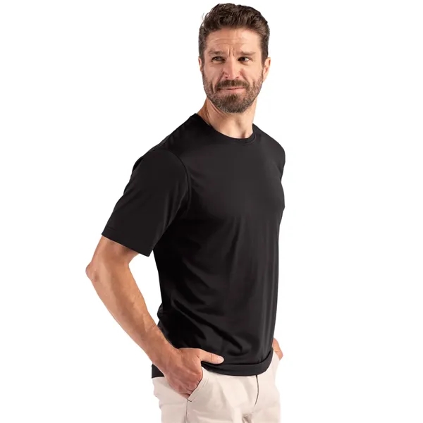 Men's t-shirt with short sleeves and self-fabric neck trim.... from ASI 47965 Cutter & Buck