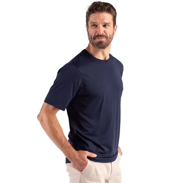 Men's t-shirt with short sleeves and self-fabric neck trim.... from ASI 47965 Cutter & Buck