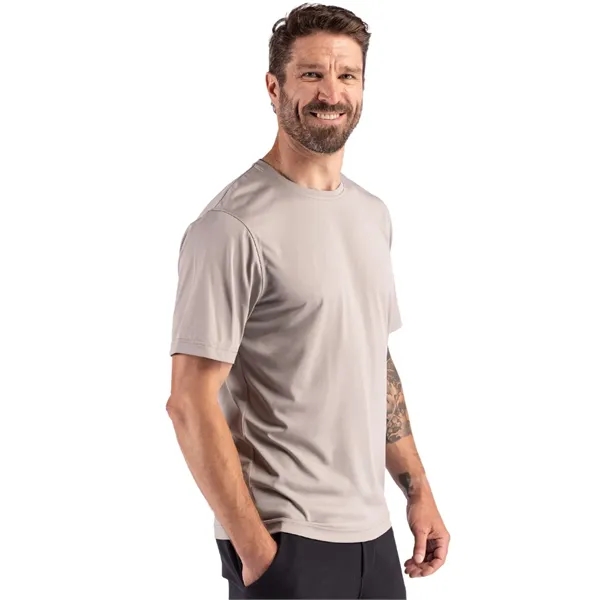 Men's t-shirt with short sleeves and self-fabric neck trim.... from ASI 47965 Cutter & Buck