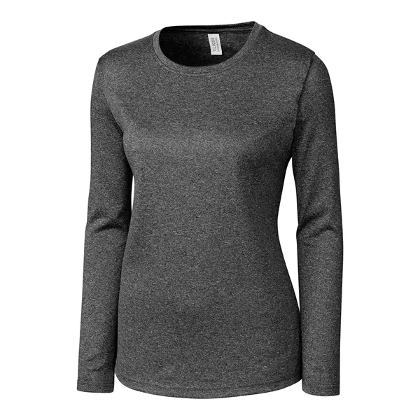 Women's t-shirt with long sleeves and self-fabric neck trim.... from ASI 47965 Cutter & Buck