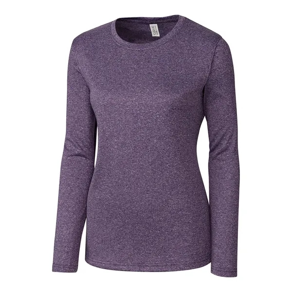 Women's t-shirt with long sleeves and self-fabric neck trim.... from ASI 47965 Cutter & Buck