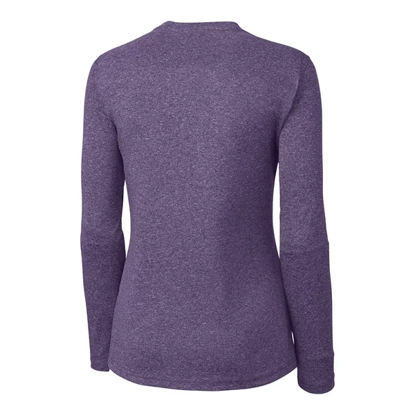 Women's t-shirt with long sleeves and self-fabric neck trim.... from ASI 47965 Cutter & Buck