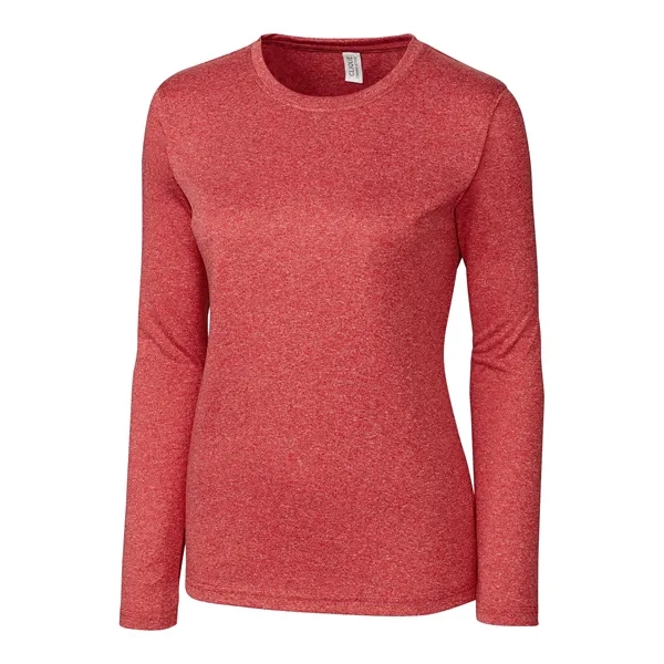 Women's t-shirt with long sleeves and self-fabric neck trim.... from ASI 47965 Cutter & Buck