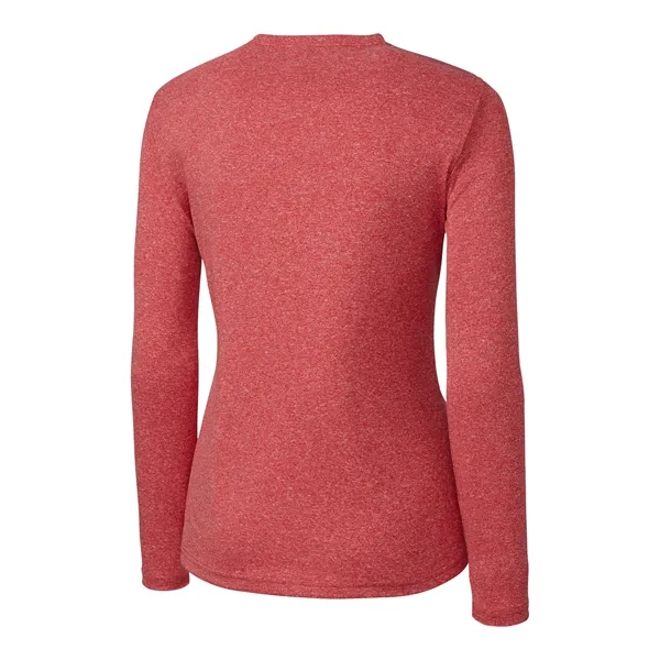 Women's t-shirt with long sleeves and self-fabric neck trim.... from ASI 47965 Cutter & Buck