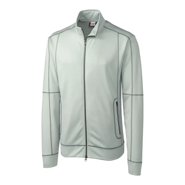 Men's jacket with a full-zip, brushed fleece interior, moisture-wicking performance, and... from ASI 47965 Cutter & Buck