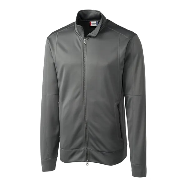 Men's jacket with a full-zip, brushed fleece interior, moisture-wicking performance, and... from ASI 47965 Cutter & Buck