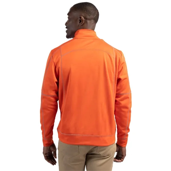 Men's jacket with a full-zip, brushed fleece interior, moisture-wicking performance, and... from ASI 47965 Cutter & Buck