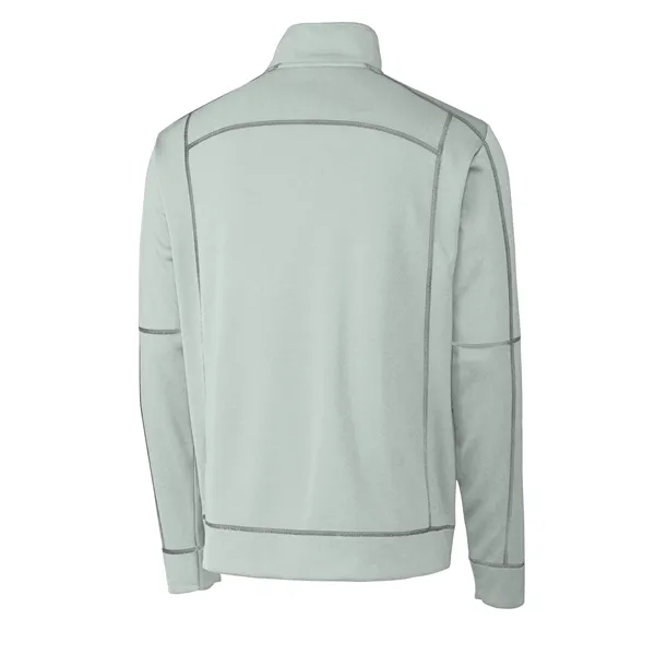 Men's sweatshirt with a half-zip, brushed fleece interior, moisture-wicking performance, and... from ASI 47965 Cutter & Buck