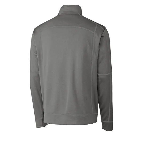 Men's sweatshirt with a half-zip, brushed fleece interior, moisture-wicking performance, and... from ASI 47965 Cutter & Buck