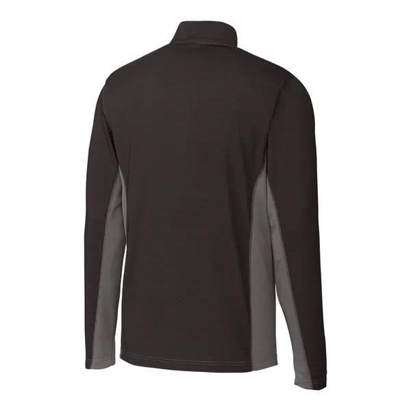 Men's sweatshirt with a half-zip, moisture-wicking performance, and crewneck.... from ASI 47965 Cutter & Buck