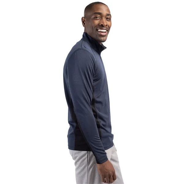 Men's sweatshirt with a half-zip, moisture-wicking performance, and crewneck.... from ASI 47965 Cutter & Buck