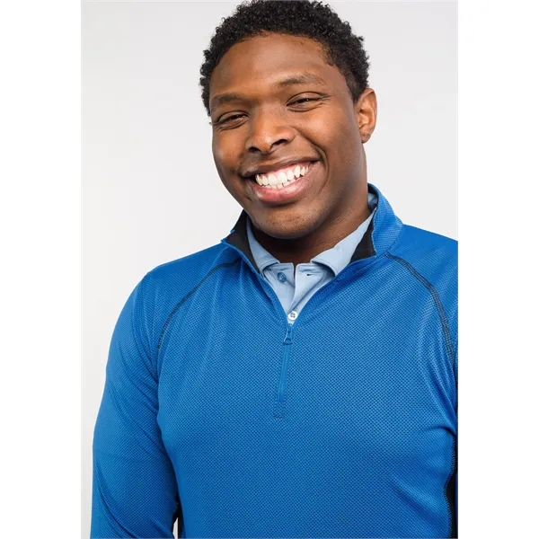 Men's sweatshirt with a half-zip, moisture-wicking performance, and crewneck.... from ASI 47965 Cutter & Buck