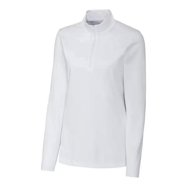 Women's sweatshirt with a half-zip.... from ASI 47965 Cutter & Buck