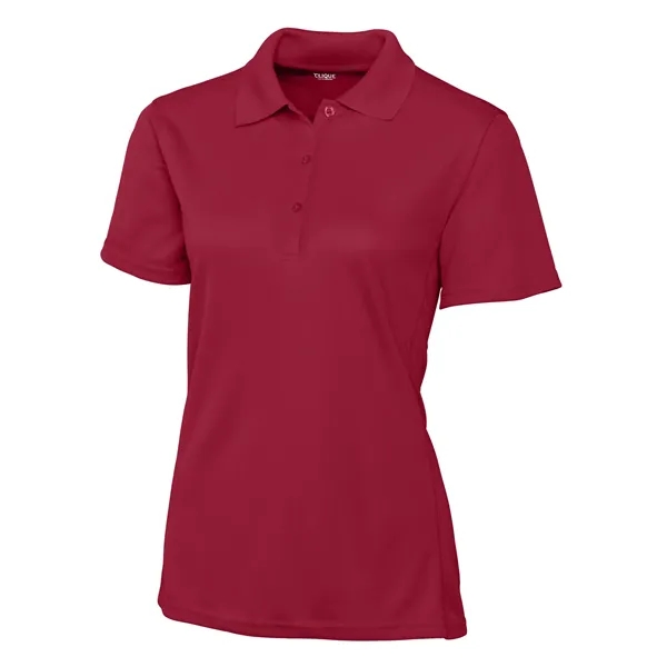 Women's polo with short sleeves, moisture-wicking performance, 3-button placket, and rib-knit... from ASI 47965 Cutter & Buck
