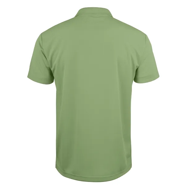 Men's polo with short sleeves, moisture-wicking performance, 3-button placket, and rib-knit... from ASI 47965 Cutter & Buck