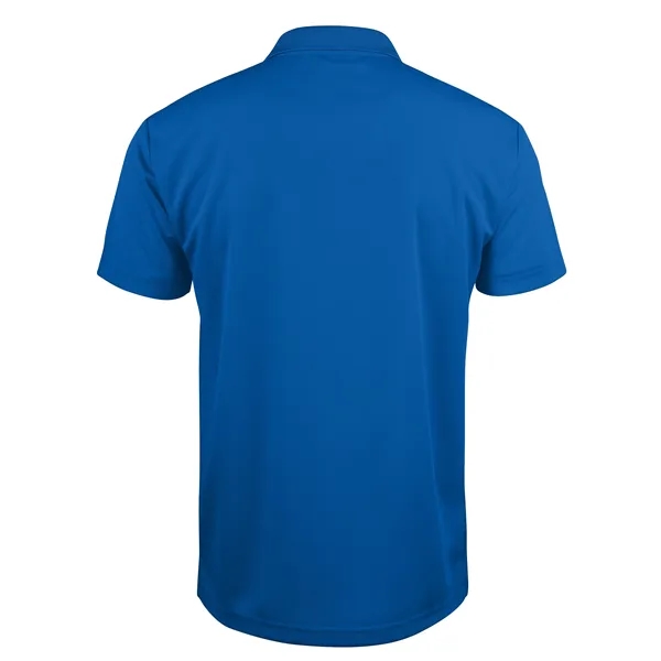 Men's polo with short sleeves, moisture-wicking performance, 3-button placket, and rib-knit... from ASI 47965 Cutter & Buck