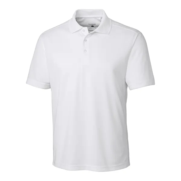Men's polo with short sleeves, moisture-wicking performance, 3-button placket, and rib-knit... from ASI 47965 Cutter & Buck