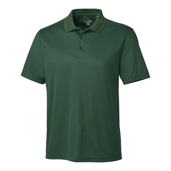 Men's polo with short sleeves, moisture-wicking performance, 3-button placket, and rib-knit... from ASI 47965 Cutter & Buck