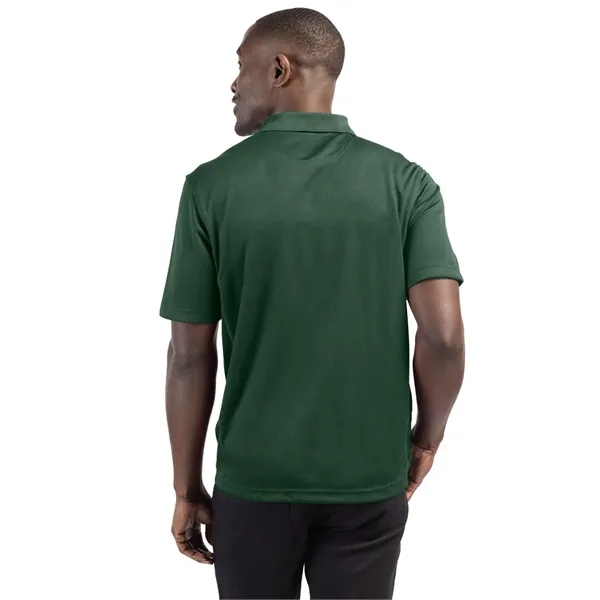 Men's polo with short sleeves, moisture-wicking performance, 3-button placket, and rib-knit... from ASI 47965 Cutter & Buck