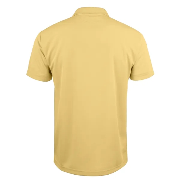 Men's polo with short sleeves, moisture-wicking performance, 3-button placket, and rib-knit... from ASI 47965 Cutter & Buck