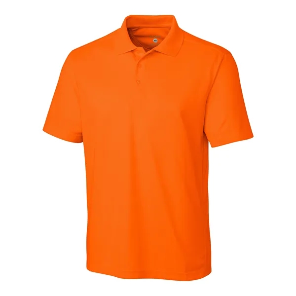 Men's polo with short sleeves, moisture-wicking performance, 3-button placket, and rib-knit... from ASI 47965 Cutter & Buck