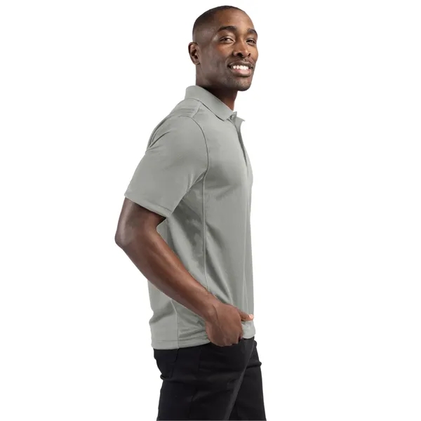Men's polo with short sleeves, moisture-wicking performance, 3-button placket, and rib-knit... from ASI 47965 Cutter & Buck