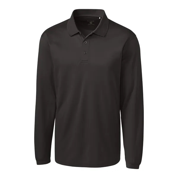 Men's polo with long sleeves, moisture-wicking performance, 3-button placket, and rib-knit... from ASI 47965 Cutter & Buck