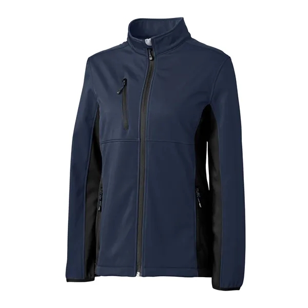 Women's jacket with a full-zip, water resistance, zippered chest pocket, and... from ASI 47965 Cutter & Buck