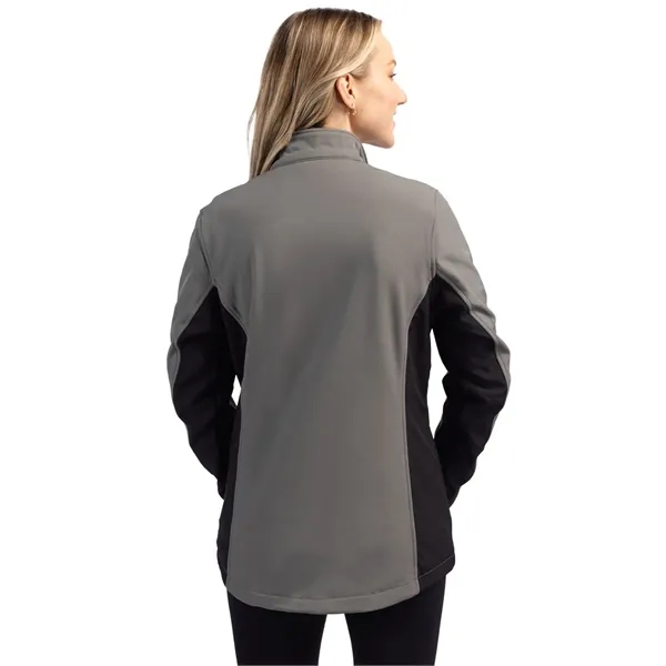 Women's jacket with a full-zip, water resistance, zippered chest pocket, and... from ASI 47965 Cutter & Buck