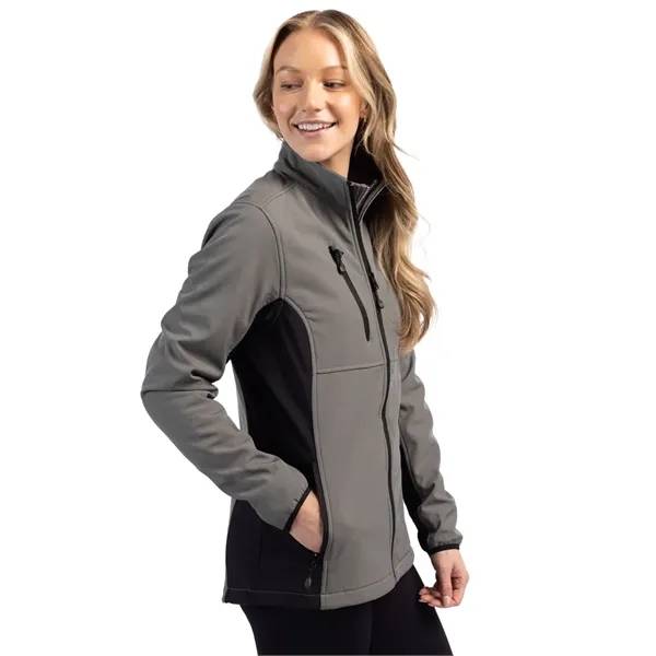 Women's jacket with a full-zip, water resistance, zippered chest pocket, and... from ASI 47965 Cutter & Buck