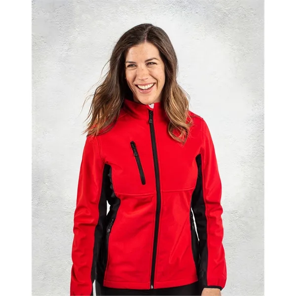 Women's jacket with a full-zip, water resistance, zippered chest pocket, and... from ASI 47965 Cutter & Buck
