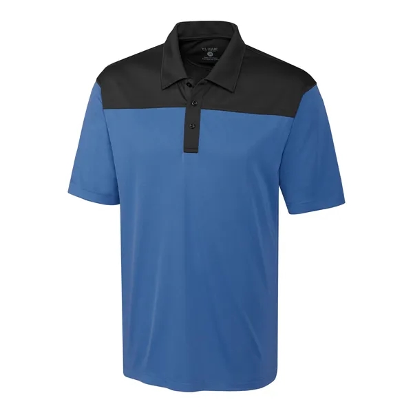 Men's polo with short sleeves, self-fabric collar, three-button placket, and open... from ASI 47965 Cutter & Buck