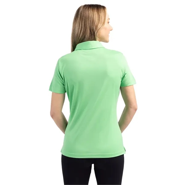 Women's polo with short sleeves, self-fabric collar, and three-button placket.... from ASI 47965 Cutter & Buck