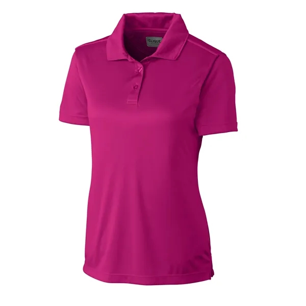 Women's polo with short sleeves, self-fabric collar, and three-button placket.... from ASI 47965 Cutter & Buck