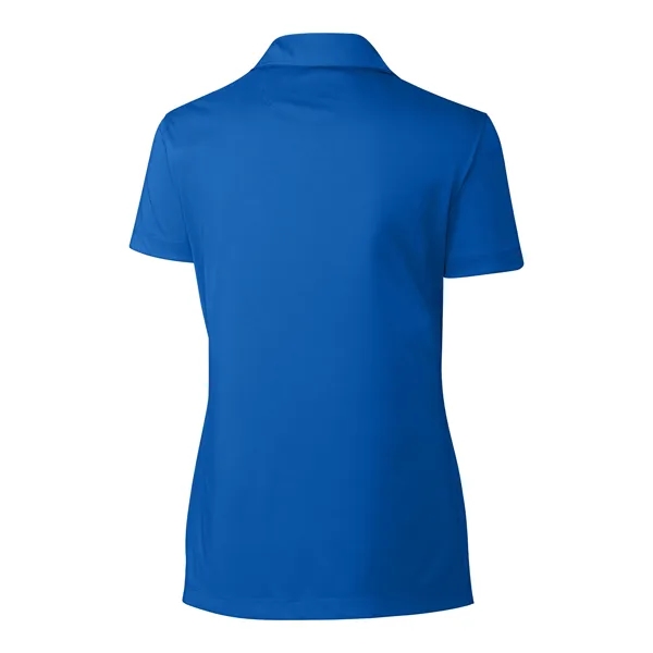 Women's polo with short sleeves, self-fabric collar, and three-button placket.... from ASI 47965 Cutter & Buck
