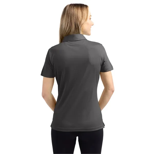 Women's polo with short sleeves, self-fabric collar, and three-button placket.... from ASI 47965 Cutter & Buck
