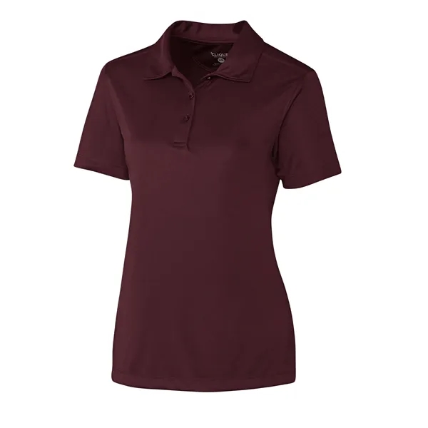 Women's polo with short sleeves, self-fabric collar, and three-button placket.... from ASI 47965 Cutter & Buck