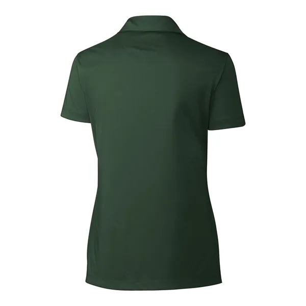 Women's polo with short sleeves, self-fabric collar, and three-button placket.... from ASI 47965 Cutter & Buck