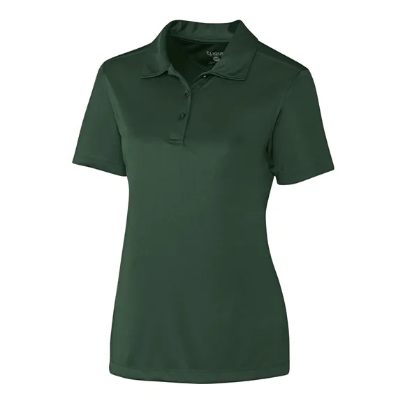 Women's polo with short sleeves, self-fabric collar, and three-button placket.... from ASI 47965 Cutter & Buck