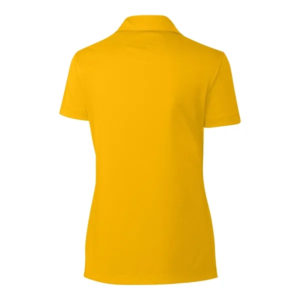 Women's polo with short sleeves, self-fabric collar, and three-button placket.... from ASI 47965 Cutter & Buck