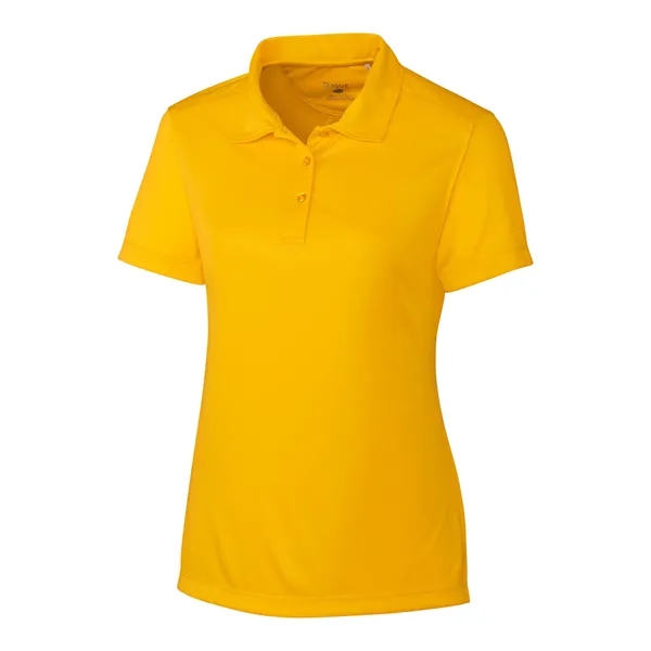 Women's polo with short sleeves, self-fabric collar, and three-button placket.... from ASI 47965 Cutter & Buck
