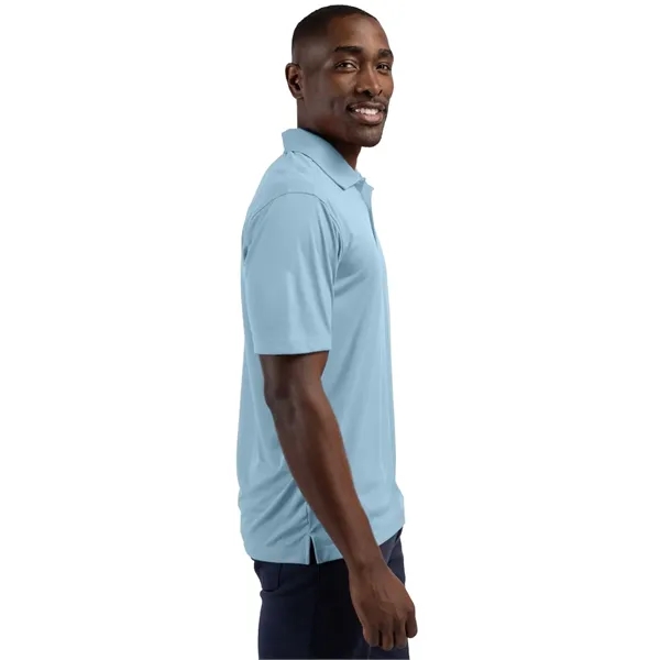 Men's polo with short sleeves, self-fabric collar, three-button placket, and open... from ASI 47965 Cutter & Buck