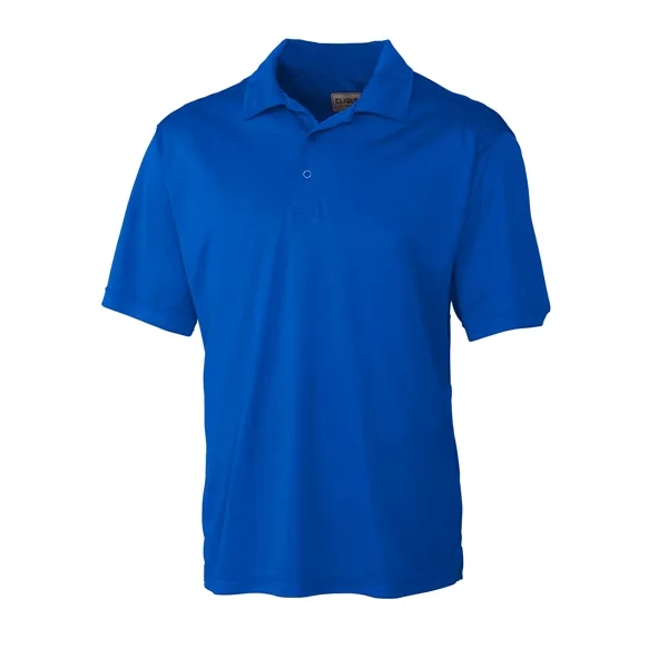 Men's polo with short sleeves, self-fabric collar, three-button placket, and open... from ASI 47965 Cutter & Buck