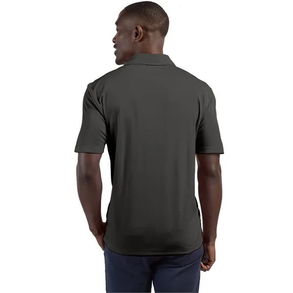 Men's polo with short sleeves, self-fabric collar, three-button placket, and open... from ASI 47965 Cutter & Buck