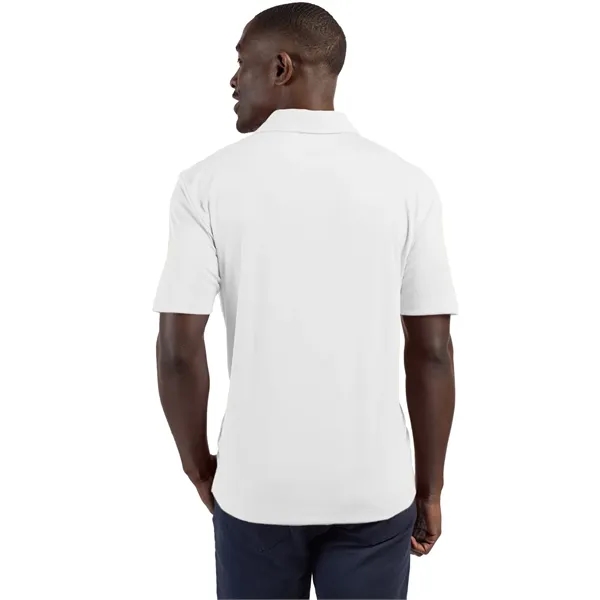 Men's polo with short sleeves, self-fabric collar, three-button placket, and open... from ASI 47965 Cutter & Buck