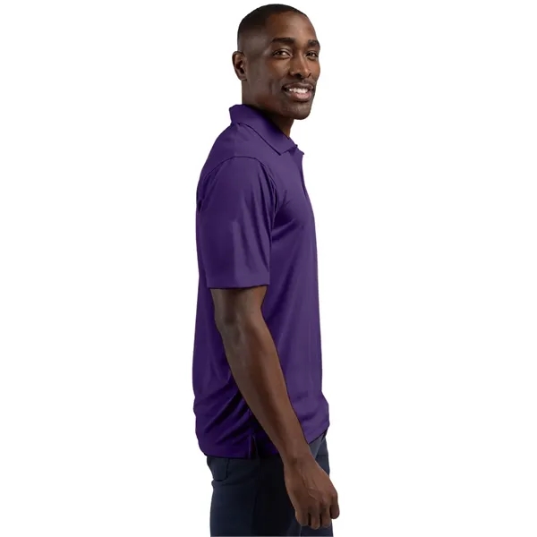 Men's polo with short sleeves, self-fabric collar, three-button placket, and open... from ASI 47965 Cutter & Buck