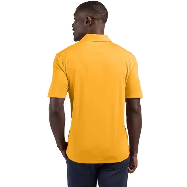 Men's polo with short sleeves, self-fabric collar, three-button placket, and open... from ASI 47965 Cutter & Buck